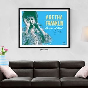 Aretha Franklin Poster Queen of Soul (24x18)